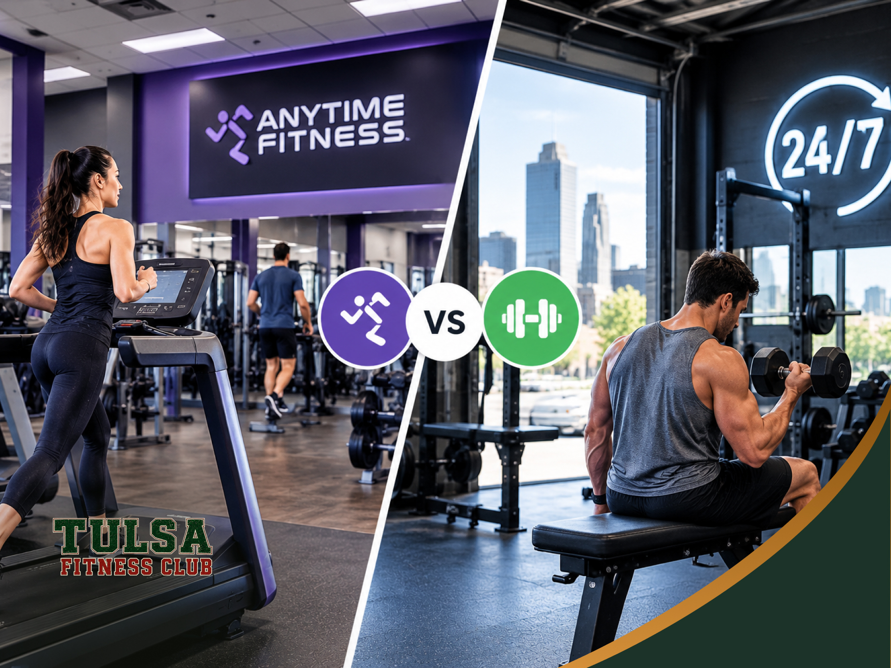 Anytime Fitness vs a Local 24/7 Gym: How to Compare Them in Tulsa